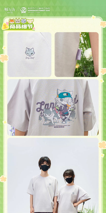 アークナイツ×紅山動物園 アウトドアTシャツ 荒蕪ラップランド
