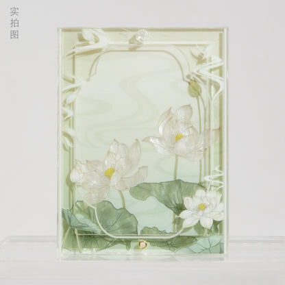 BeautyGoods ネオチャイナ・蓮 アクリルフレーム カードサイズ