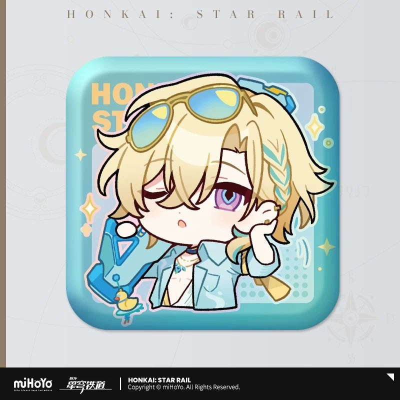 崩壊：スターレイル パムの展覧館シリーズ スクエア缶バッジ Ver.4.6