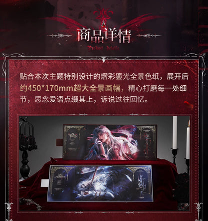 恋と深空 シン・銀翼の悪魔シリーズ 箔押しパノラマ色紙
