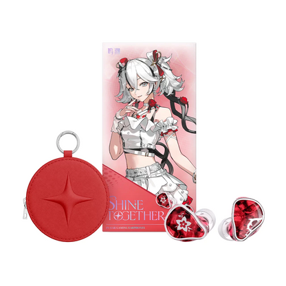 鳴潮 KURO GAMES Solar5テーマ 椿 カナル型有線イヤホン ギフトBOX
