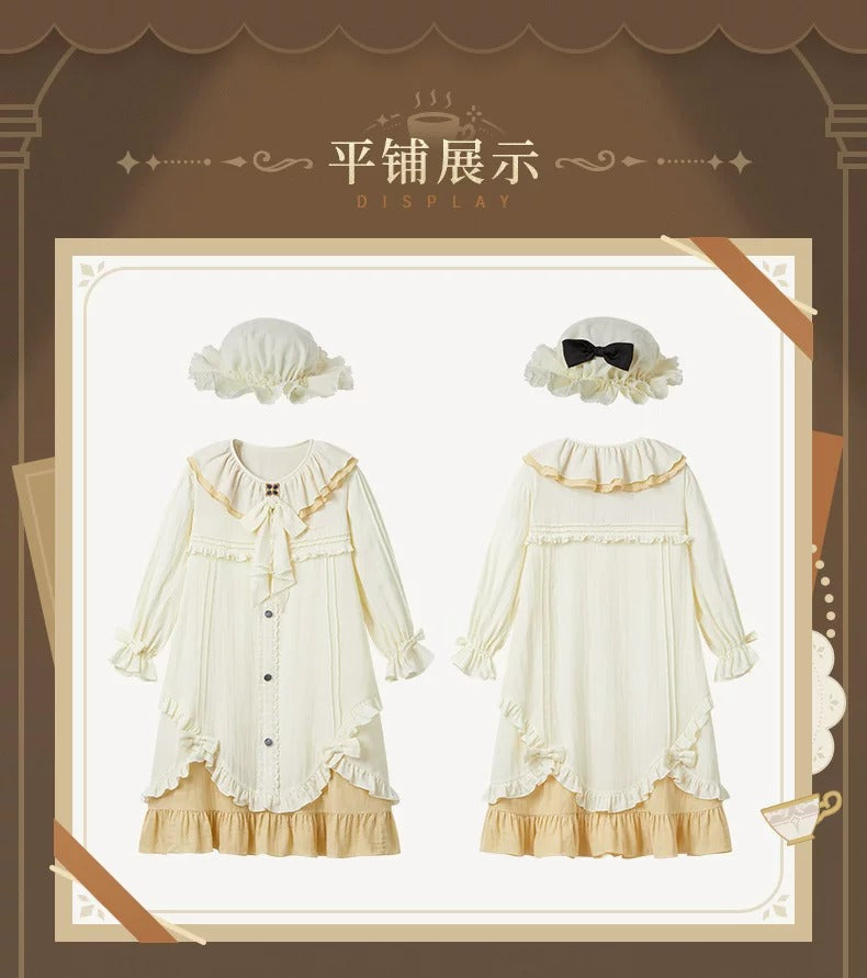 原神 夜畔の茶話シリーズ ルームワンピースセット（ナイトキャップ付き） サンドローネ