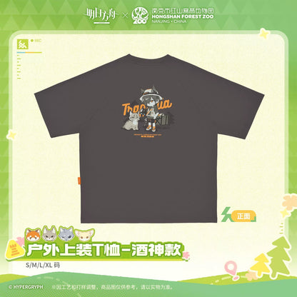アークナイツ×紅山動物園 アウトドアTシャツ トラゴディア