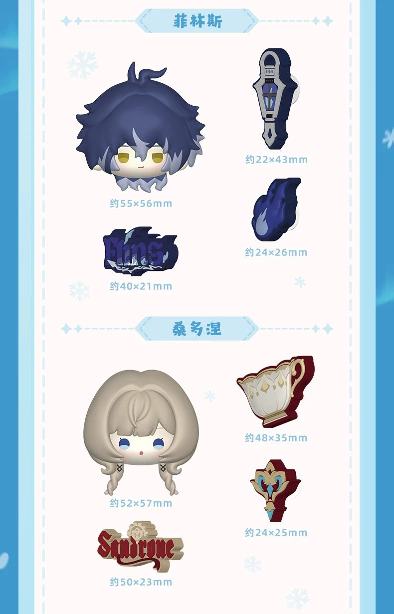 原神 オーロラパーティーシリーズ DIYラバーデコパーツセット