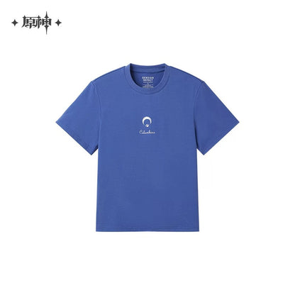 原神 コロンビーナ イメージシリーズ カジュアル半袖Tシャツ