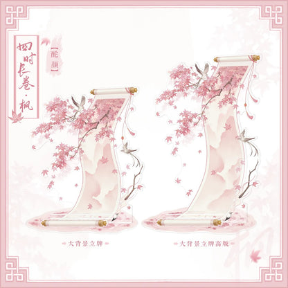 BeautyGoods 四季絵巻・楓 アクリルジオラマ Lサイズ【高さ23.2cm】