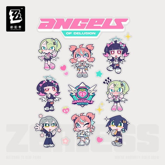 ゼンレスゾーンゼロ PINK スイートクリティカルシリーズ デフォルメステッカー