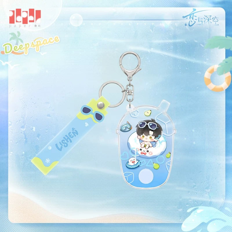 恋と深空 浮光小憩シリーズ ウォーターゲーム風キーホルダー