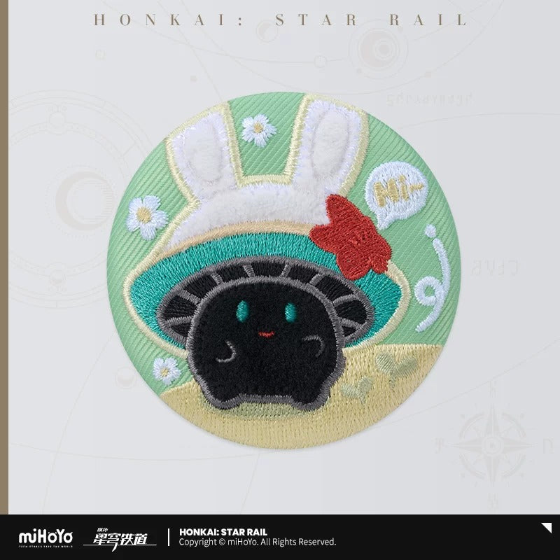 崩壊：スターレイル 兔兔菇と菇菇兔シリーズ 刺繍バッジ