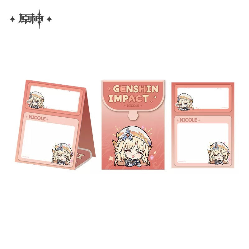 原神 デフォルメスタンプシリーズ メモ帳 ニコ
