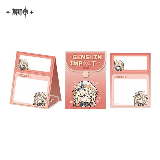 原神 デフォルメスタンプシリーズ メモ帳 ニコ