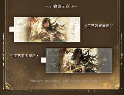 恋と深空 レイ・終焉の神シリーズ 箔押しパノラマ色紙