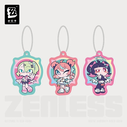 ゼンレスゾーンゼロ PINK スイートクリティカルシリーズ デフォルメアクリルキーホルダー