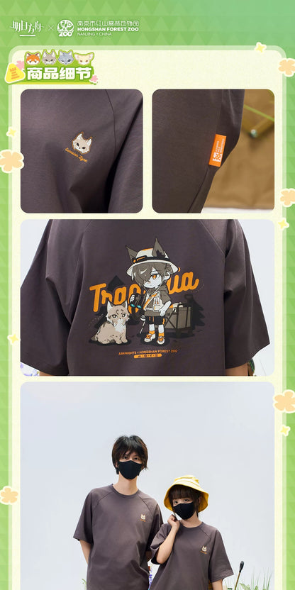 アークナイツ×紅山動物園 アウトドアTシャツ トラゴディア