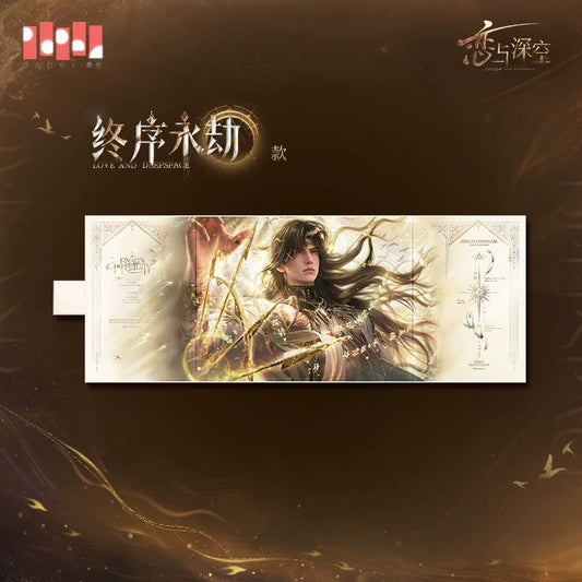恋と深空 レイ・終焉の神シリーズ 箔押しパノラマ色紙