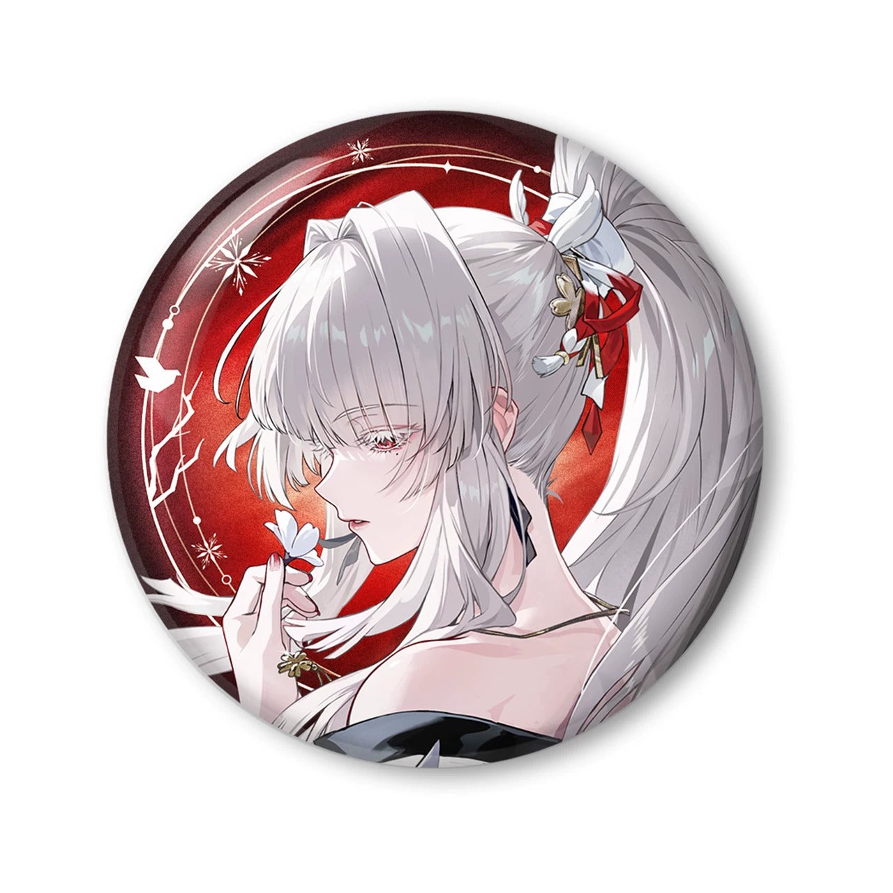 鳴潮 KURO GAMES 共鳴者アイコンシリーズ ダブルホログラム缶バッジ 緋