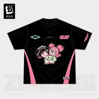 ゼンレスゾーンゼロ PINK スイートクリティカルシリーズ プリントTシャツ