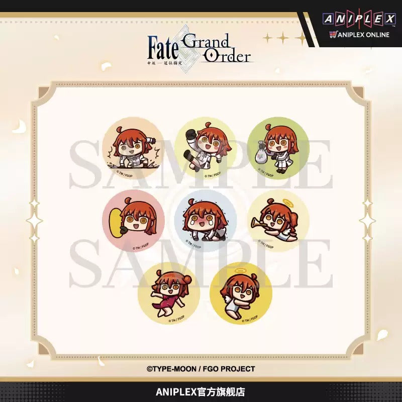 Fate/Grand Order 簡体字版10周年 女主人公 缶バッジ 単品（ブラインド）