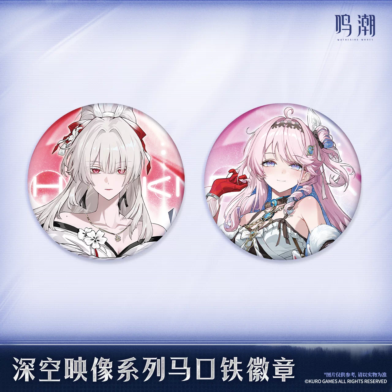 鳴潮 KURO GAMES 深空映像シリーズ 缶バッジ 緋雪 ダーニャ