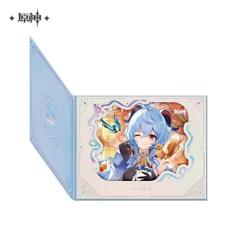 原神 命定の日シリーズ キャラクター フリップ式花窓風 色紙 2025 Vol.4