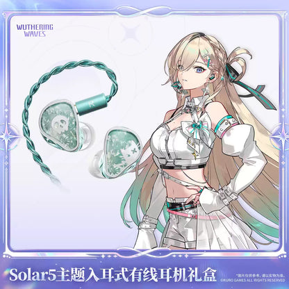 鳴潮 KURO GAMES Solar5テーマ リンネー カナル型有線イヤホン ギフトBOX