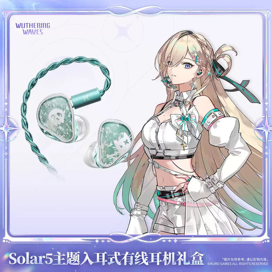 鳴潮 KURO GAMES Solar5テーマ リンネー カナル型有線イヤホン ギフトBOX