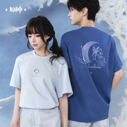 原神 コロンビーナ イメージシリーズ カジュアル半袖Tシャツ