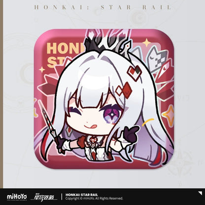 崩壊：スターレイル パムの展覧館シリーズ スクエア缶バッジ Ver.4.6