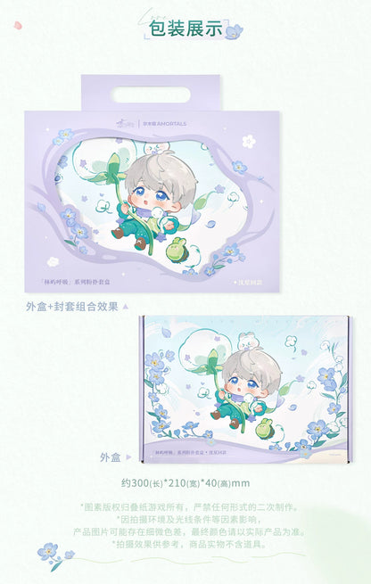 恋と深空 × AMORTALS「森の息吹」コラボ メイクパフセット ギフトBOX