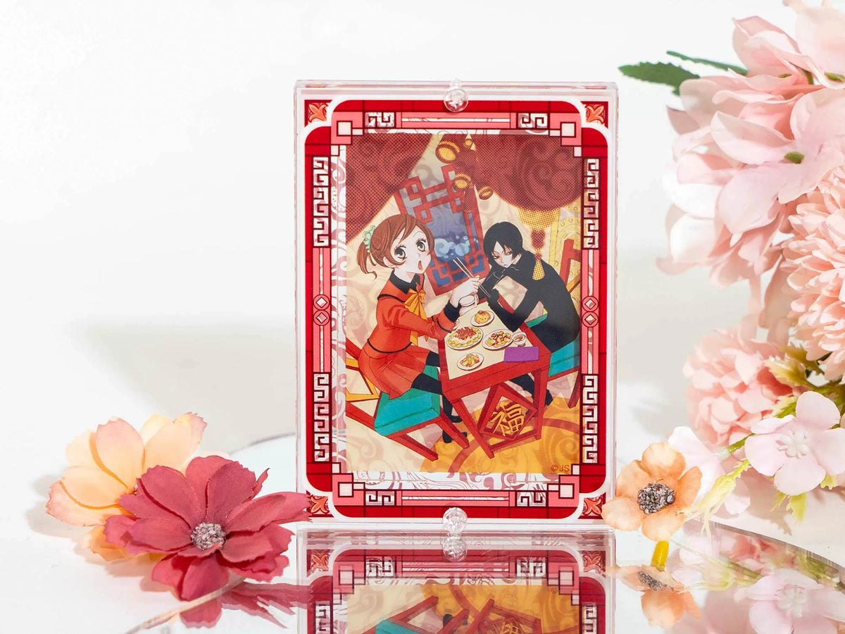 BeautyGoods 格子窓 アクリルフレーム カードサイズ