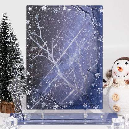 BeautyGoods 雪の縁 アクリルフレーム大 6インチ
