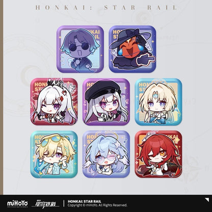 崩壊：スターレイル パムの展覧館シリーズ スクエア缶バッジ Ver.4.6