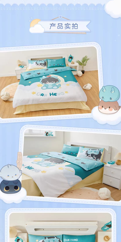 崩壊：スターレイル 男子寮デフォルメホームシリーズ 寝具4点セット（ダブル）