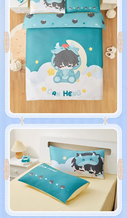 崩壊：スターレイル 男子寮デフォルメホームシリーズ 寝具4点セット（ダブル）