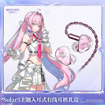 鳴潮 KURO GAMES Solar5テーマ ダーニャ カナル型有線イヤホン ギフトBOX