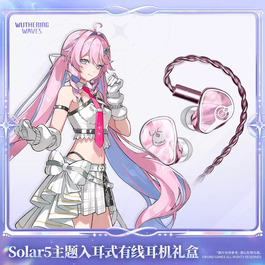 鳴潮 KURO GAMES Solar5テーマ ダーニャ カナル型有線イヤホン ギフトBOX