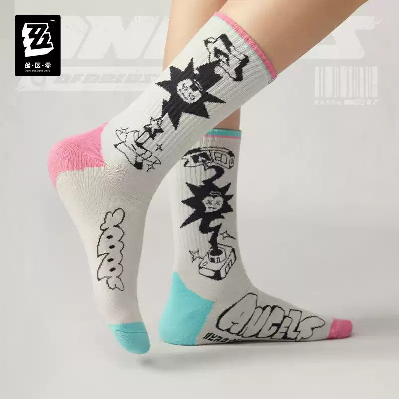 ゼンレスゾーンゼロ 三Z STUDIO 妄想天使 プリント＆刺繍ソックスセット（全3種）