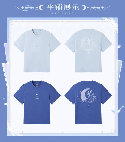 原神 コロンビーナ イメージシリーズ カジュアル半袖Tシャツ