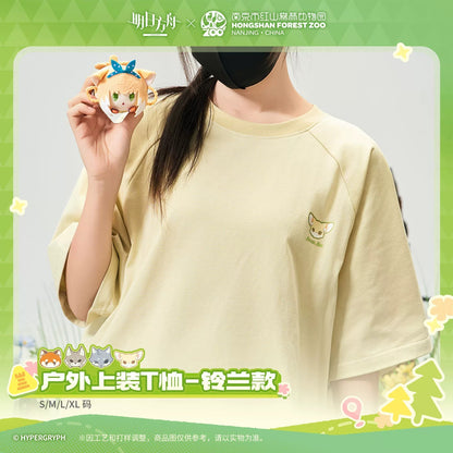 アークナイツ×紅山動物園 アウトドアTシャツ スズラン