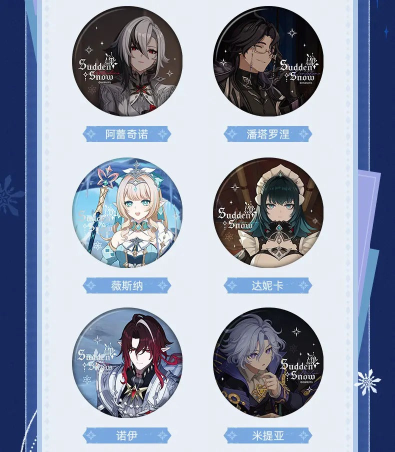 原神 「驟雪」シリーズ 缶バッジ 全種セット（BOX）