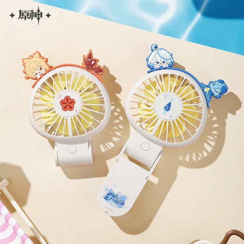 原神 真夏パーティシリーズ 折りたたみハンディファン（3段階風量調節）