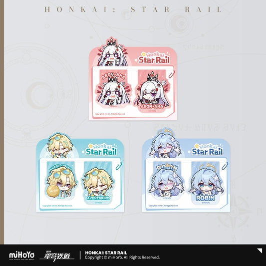 崩壊：スターレイル パムの展覧館シリーズ ソフトマグネットブックマーク セット Ver.4.6