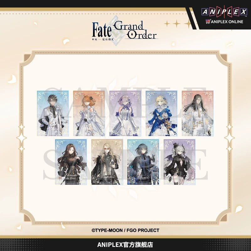 Fate/Grand Order 簡体字版10周年 ホログラム色紙 全種セット（BOX）