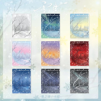 BeautyGoods 雪の縁 アクリルフレーム カードサイズ
