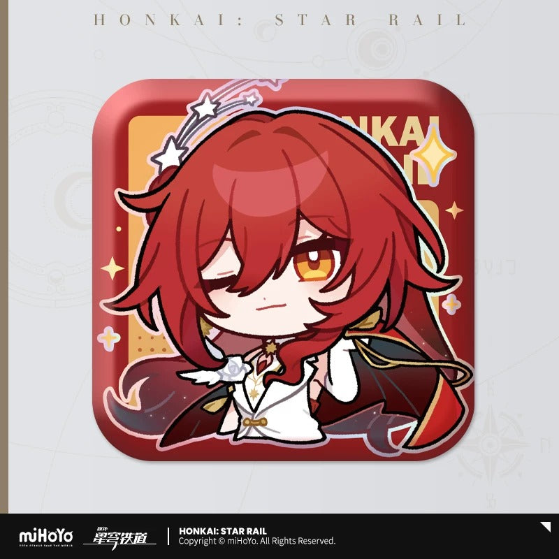 崩壊：スターレイル パムの展覧館シリーズ スクエア缶バッジ Ver.4.6