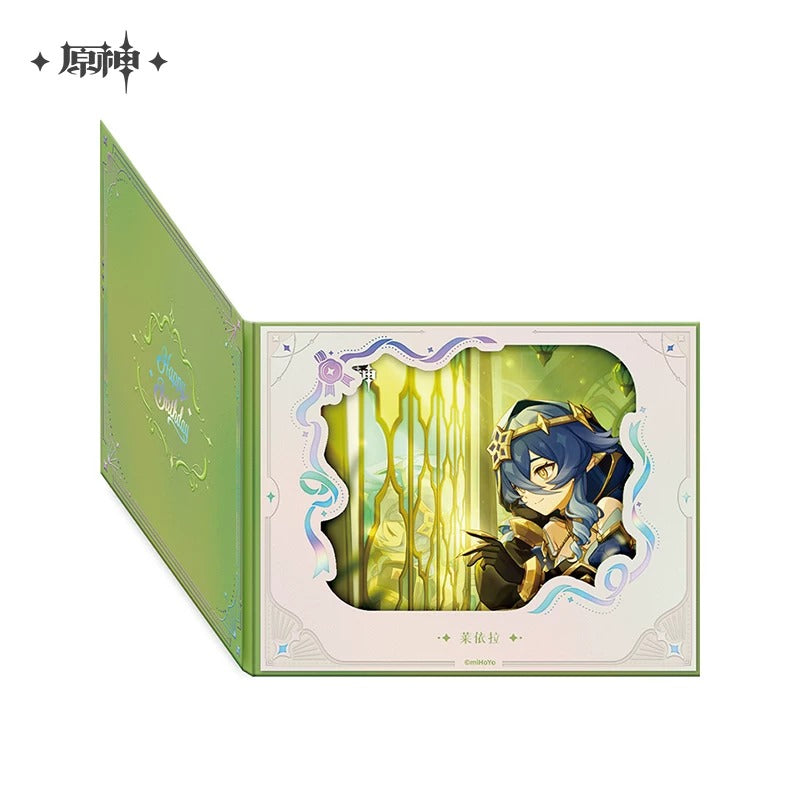 原神 命定の日シリーズ キャラクター フリップ式花窓風 色紙 2025 Vol.4