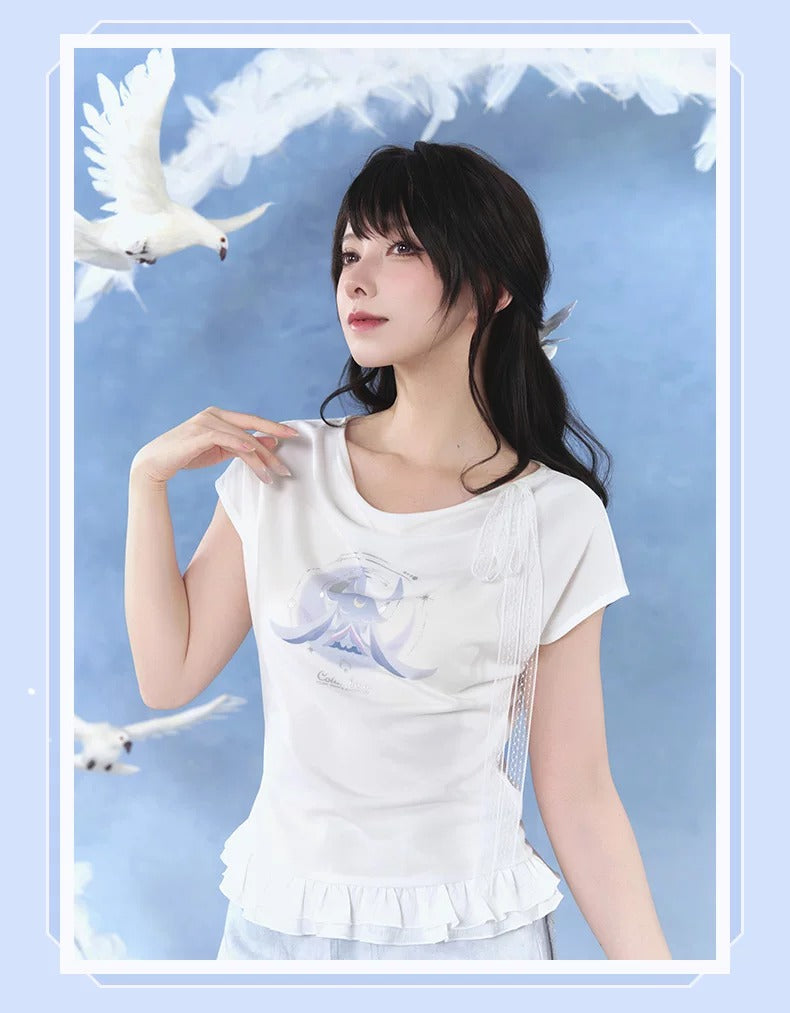 原神 コロンビーナ イメージシリーズ スリム半袖Tシャツ