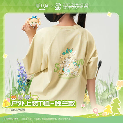 アークナイツ×紅山動物園 アウトドアTシャツ スズラン