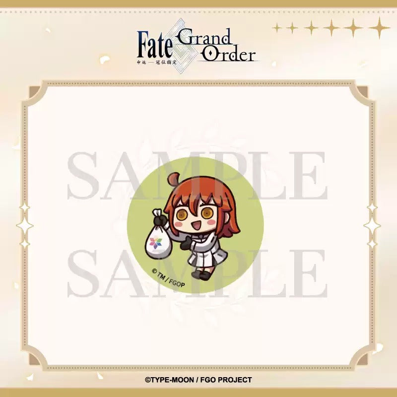 Fate/Grand Order 簡体字版10周年 女主人公 缶バッジ 全種セット（BOX）