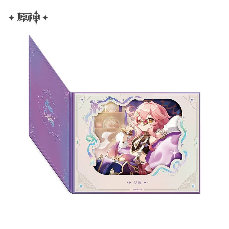 原神 命定の日シリーズ キャラクター フリップ式花窓風 色紙 2025 Vol.4